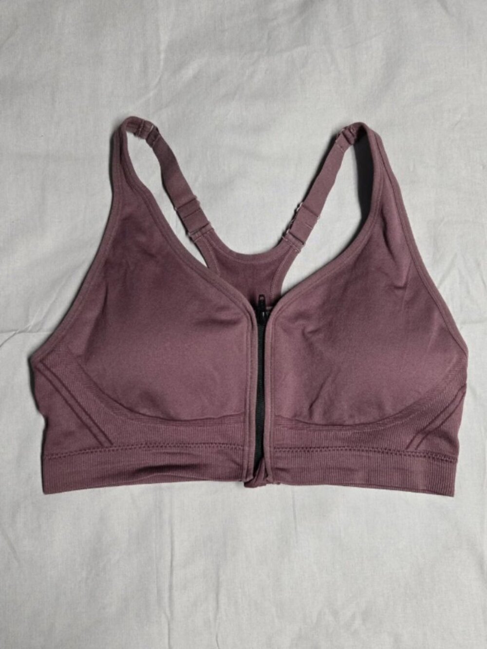 Joe Fresh Front-Zip Women's Light Support Sports Bra Size XL